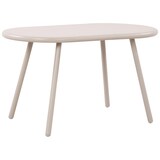 thumbnail of Couchtisch VORIN - Kunststoff Hellgrau 80x45x45 cm | Sofatisch Oval Beistelltisch Wohnzimmertisch Klein