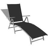 thumbnail of tectake Ligbed Marisol aluminium, 7 standen - donkergrijs - 403258