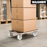 thumbnail of WAGNER Transporthilfe Multiplex MAXIGRIP 18 mm - 59 x 39 x 13,5 cm, Griff, Rollen Ø 100 mm, Tragkraft 400 kg– 20161401