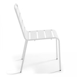 thumbnail of Chaise de terrasse en métal blanc - Oviala