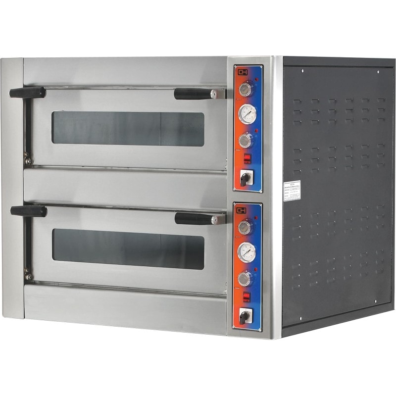 Horno Eléctrico para Pizza 4 + 4 Pizzas Ø25 cm – Modelo EMP4 de Clima Hostelería