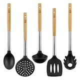 thumbnail of BRA Market - Cazo / Cucharón de Cocina en Acero Inoxidable, Silicona y Madera