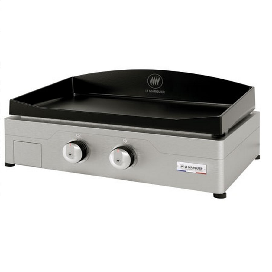 LE MARQUIER Plancha électrique Inox 2000w 60x40cm PLSE260I