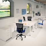 thumbnail of Rocada mesa de oficina serie executive 140x80 blanco / blanco