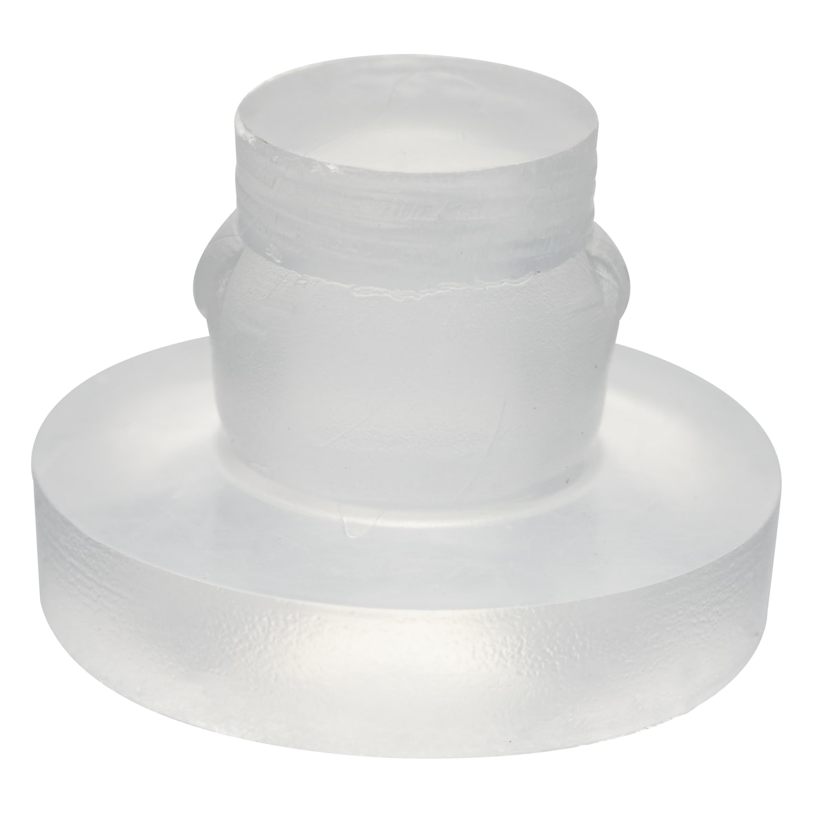 WAGNER Elastikpuffer mit Zapfen 4tlg. Set SMALL - Ø 12 x 8 mm, zum Einstecken, Kunststoff transparent - 15221299