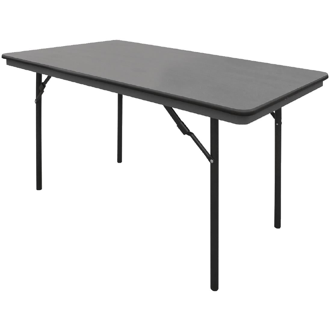 Mesa plegable rectangular Bolero, gris, 122 cm