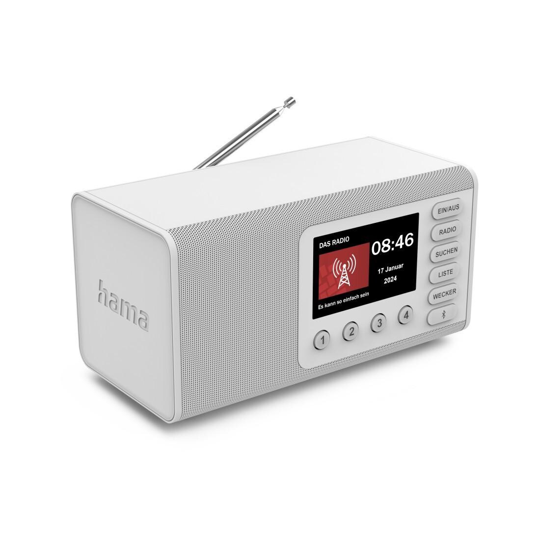 HAMA DR1001 DAB+ Digitalradio Bluetooth RX Radiowecker