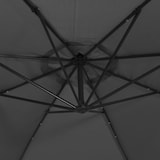thumbnail of vidaXL Zweefparasol met LED-verlichting stalen paal 300 cm antraciet