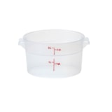 thumbnail of Boîte ronde - 20.8 x 20.8 cm - Translucide - Lot de 12 - Cambro