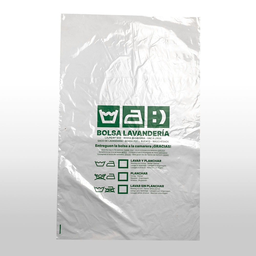 Embapak - 1.500uds. Bolsa lavandería PE 40x60 Blanca