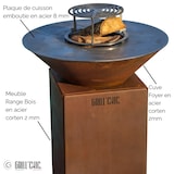 thumbnail of braseiro cevenol corten normal redondo 74 taça simples