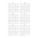 thumbnail of 2026 ADINA Praxis-Planer A4 1 Tag auf 1 Seite blau-metallic mit Silberprägung