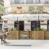 thumbnail of Séparateur d'Ambiances pour Terrasses avec Rambarde Pliable 150 x 12 x 75 cm