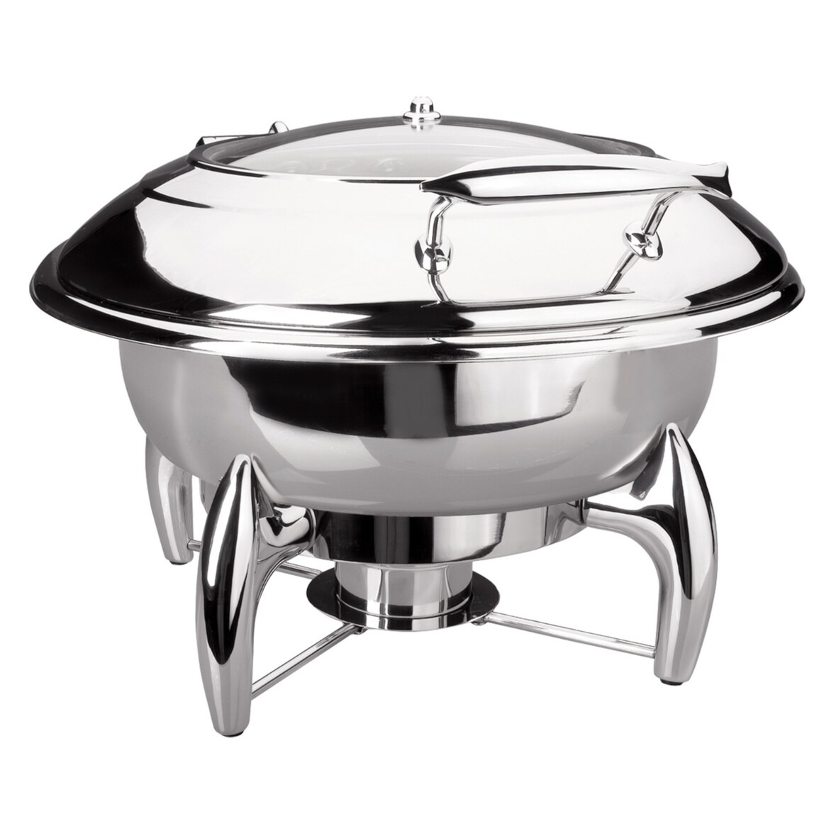 LACOR chafing dish LUXE redondo acero 18/10 46x53 cm 6 L 69101