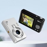 thumbnail of Appareil Photo Numérique 4K HD Portable Avec Zoom 16X Et Écran 2.4 Pouces Gris YONIS