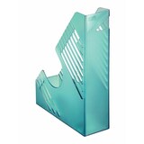 thumbnail of Zeitschriftenbox, blau transparent, für ca. 700 Blatt, A4 und A4