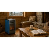 thumbnail of Chauffage à gaz 3,4KW Bleu Effet feu + Tuyau gaz + Détendeur butane Manhattan Sahara
