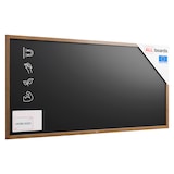 thumbnail of ALLboards Lavagna magnetica da gesso nera 200x100 cm con cornice in legno