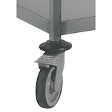 thumbnail of Robuuste Tournus-serveerwagen met een gelijkmatig glad oppervlak.