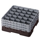 thumbnail of CAMBRO - 25S738-167 - Rack para lavagem 25 comp. 3 alturas - 8,7 cm Ø máx. - alt. máx. 20 cm - 50 x 50 x 22,5 cm - Castanho