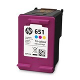 thumbnail of HP Original 651 Druckerpatrone - cyan, magenta, gelb (C2P11AE#BHK)