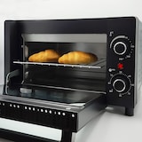 thumbnail of Grunkel - MiniHorno eléctrico de sobremesa de 10l - HR-10 - con 3 funciones de calor y selector temperatura 230ºC. Temporizador 60 min - 1600W (Mini)