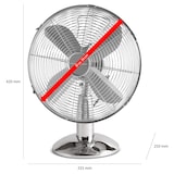 thumbnail of Ventilateur de table design Inox 30 cm Proficare PC-VL 3063 M