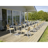 thumbnail of METRO PROFESSIONAL Fauteuil de terrasse NARNI, alu/poly rotin, empilable, beige