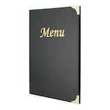 thumbnail of Securit® Basis-Sortiment Menükartenhalter im Karton - (4 Einzeleinlagen, zeigen 8xA4)- Set von 10 A4-Menükartenhaltern