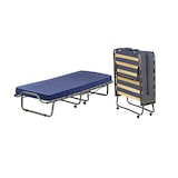 thumbnail of Dmora Letto pieghevole Venera, Brandina con rete 15 doghe, Materasso incluso, Lettino salvaspazio, 80x190h39 cm, Custodia protettiva su richiesta