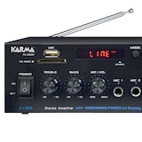 thumbnail of Amplificateur Stéréo HIFI Karma PA-2362BT, 2x 30W, USB SD Bluetooth, RADIO FM, télécommande, 2 entrées microphones