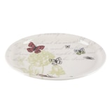 thumbnail of BERGNER - Set aus 12 ovalen Serviertellern 30,5x24 cm aus Steinzeug - Butterfly