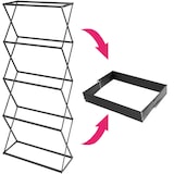 thumbnail of Vertikalbeet mit 4 Kästen 52x21x127cm - braun