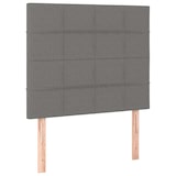 thumbnail of vidaXL Boxspringbett mit Matratze & LED Dunkelgrau 80x200 cm Stoff