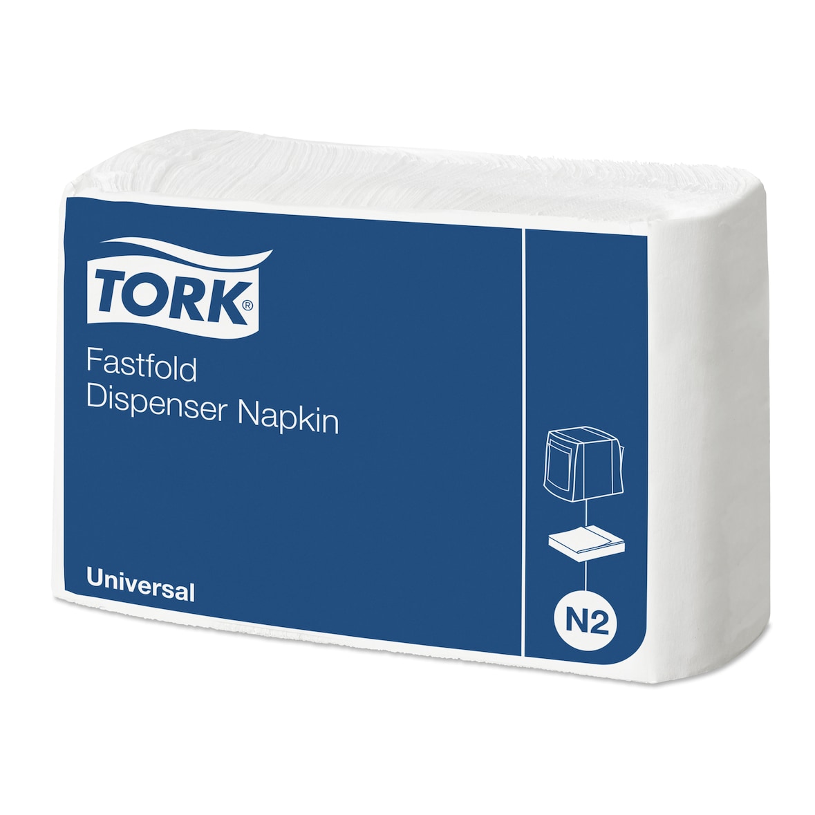 10800x TORK Spenderservietten N2 LP 24 x 30 cm 1-lagig weiß (10933)