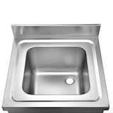 thumbnail of Lavello in acciaio inox con base 60 x 60 x 90 cm - 1 vasca al centro
