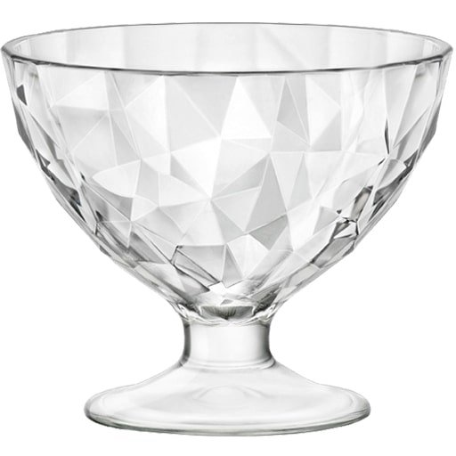 12 x Diamond Trasparente Eisschale 22cl * - Bormioli