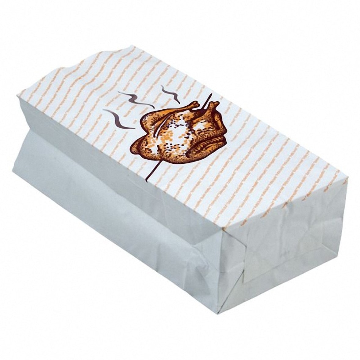 100x Thermo-Hähnchenbeutel Hendlbeutel für halbes Huhn 3-lagig Alu 23x10x6cm