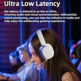 thumbnail of Casque Audio Sans Fil Bluetooth Gaming Avec Micro Plug Play Noir 20h Autonomie White YONIS