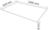 thumbnail of vidaXL Tischplatte aus gehärtetem Glas rechteckig 1000x620 mm