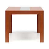 thumbnail of Mesa Comedor Madera y Cristal 145x90x75cm acabado color cerezo