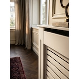 thumbnail of Design Heizkörperverkleidung WL5.745 Weiß Matt Lackiert 112x82x19 cm, Heizungsverkleidung Klein Heizungsabdeckung, Heizkörperabdeckung Holz Lamellen,