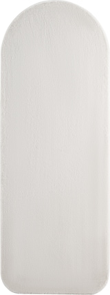 thumbnail of SalesFever Spiegel mit Kunstfell | abgerundeter Rahmen | MDF & Spiegelglas | B 60 x T 3 x H 160 cm | Beige – Klarglas