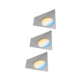 thumbnail of Paulmann Clever Connect Spot LED Trigo Tunable White 3x2,1W12VA Nickel brossé 99974