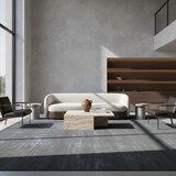 thumbnail of Teppich Wohnzimmer Einfarbig Pflegeleicht Waschbar Schlafzimmer OEKO-TEX Grau 80x150 cm Fußbodenheizung geeignet – LECH von Kadima Design