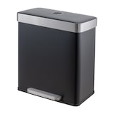 thumbnail of SVITA LT2X30 Mülleimer 60l Treteimer Tretmülleimer Abfalleimer 2 Fächer freistehend mit Deckel inkl. Inneneimer Schwarz