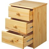 thumbnail of SIT Möbel Große Kommode | 3 Schubladen | Kiefer-Holz massiv | B 43 x T 35 x H 57 cm | natur-lackiert | 19000-59 | Serie KOMMODE