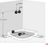 thumbnail of Duschkabine Fertigdusche Dusche Komplettkabine D10-10T0-EC 90x90 cm mit 2K Scheiben Versiegelung