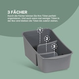 thumbnail of Küchenorganizer für Gewürze und Tüten - Anthrazit - 1er Pack ( 1 Stück )