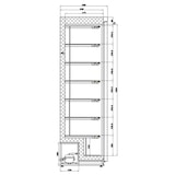 thumbnail of Tiefkühlschrank 1 Tür 600 x 585 x 1850 mm